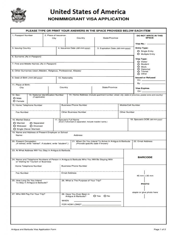 application-for-non-immigrant-visa-printable-pdf-download-gambaran