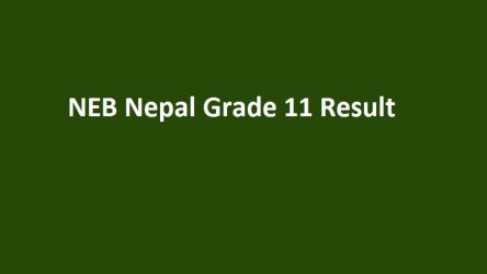 NEB Nepal Grade 11 Result
