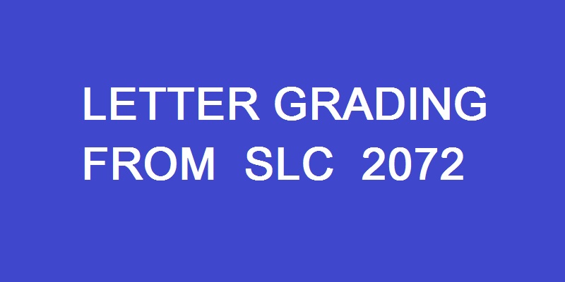 slc exam letter grading system