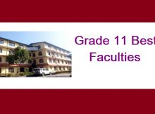 grade 11 best faculties