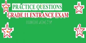 BIOLOGY entrance questions