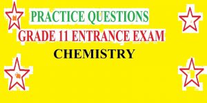 chemistry entrance questions