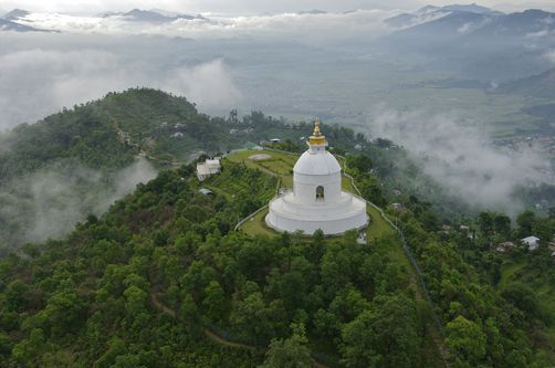 world peace pagoda nepal [pokhara]