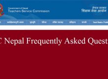 TSC Nepal frequently asked questions