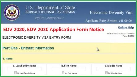 EDV 2020 Application Form Notice