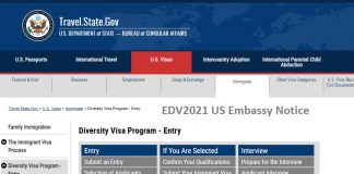EDV2021 US Embassy Notice