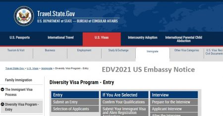 EDV2021 US Embassy Notice