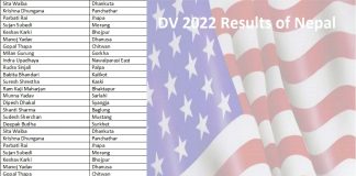DV 2022 Results of Nepal