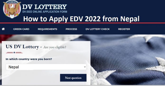 How to Apply EDV 2022 from Nepal