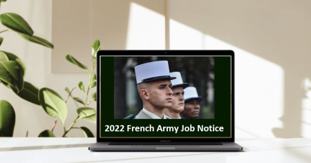 2022 French Army Job Notice