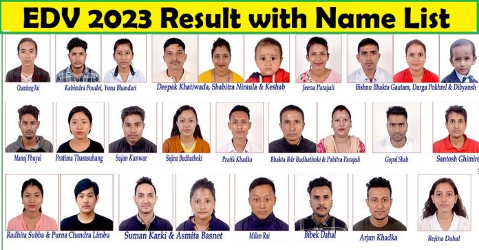 EDV 2023 Result with Name List