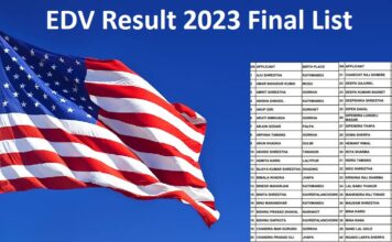 EDV Result 2023 Final List