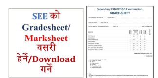 SEE Exam 2078 Nepal Results