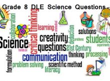 grade eight dle science questions