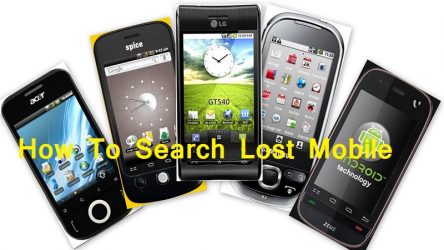 lost android mobile phone