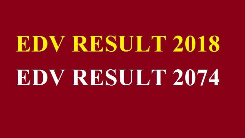 edv result 2018