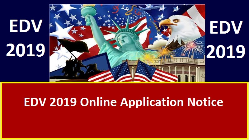 EDV 2019 Online Application Notice
