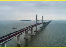 World longest sea bridge almost finished