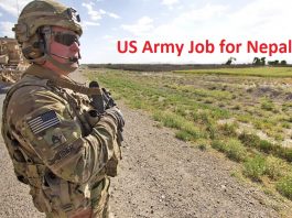 US Army Job for Nepalese
