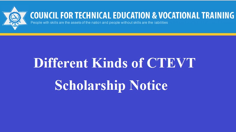 CTEVT Scholarship Notice
