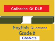 grade 8 dle english questions