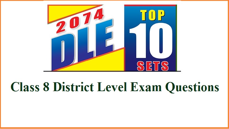 Class 8 District Level Exam Questions