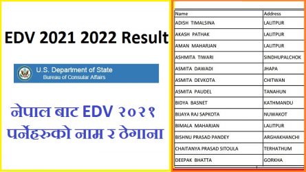 EDV 2021 2022 Result