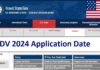 DV 2024 Application Date