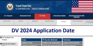 DV 2024 Application Date