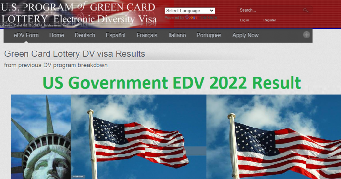 US Government EDV 2022 Result