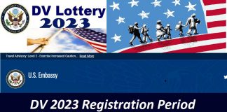 DV 2023 Registration Period