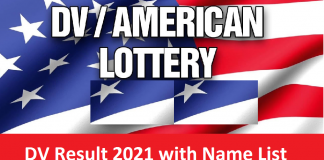 DV Result 2021 with Name List
