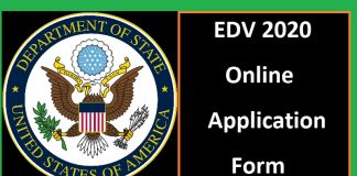 EDV 2020 Online Application Form