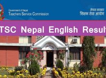 tsc nepal lower secondary english result