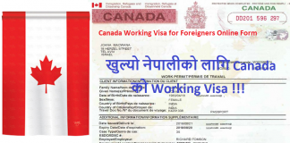 Canada Working Visa for Foreigners