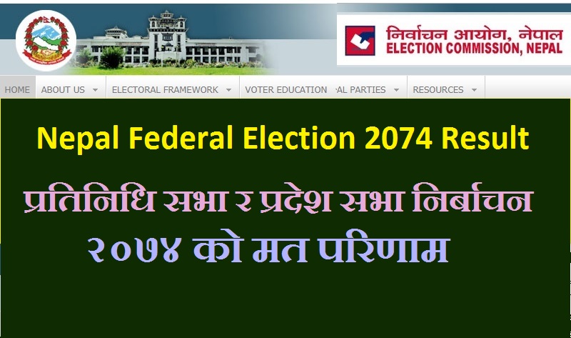 Nepal Federal Election 2074 Result