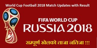 World Cup Football 2018 Match Updates