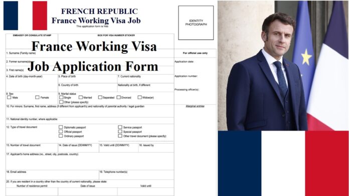 France Working Visa Job 2023