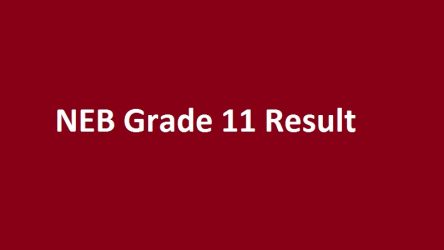 NEB Grade 11 Result
