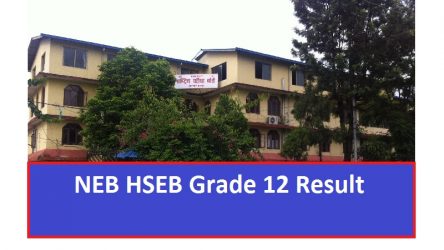 NEB HSEB Grade 12 Result