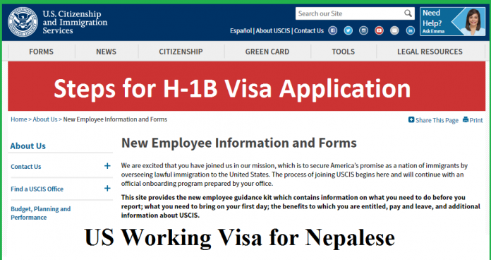 US Working Visa for Nepalese