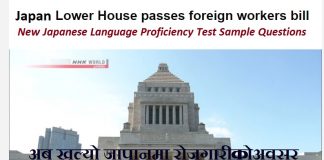 New Japanese Language Proficiency Test Sample Questions