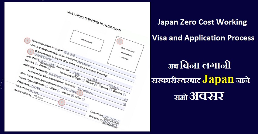 Japan Zero Cost Working Visa