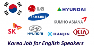 Korea Job for English Speakers