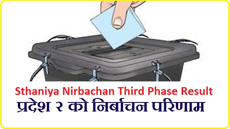 Sthaniya Nirbachan Third Phase Result