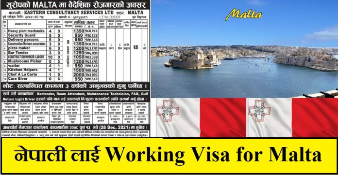 Working Visa for Malta