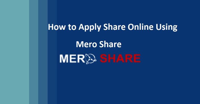 Apply Share Online Using Mero Share