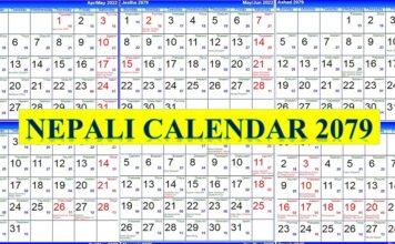 Nepali Calendar 2079