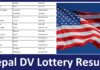 Nepal DV Lottery Results