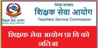 TSC Nepal Primary Result